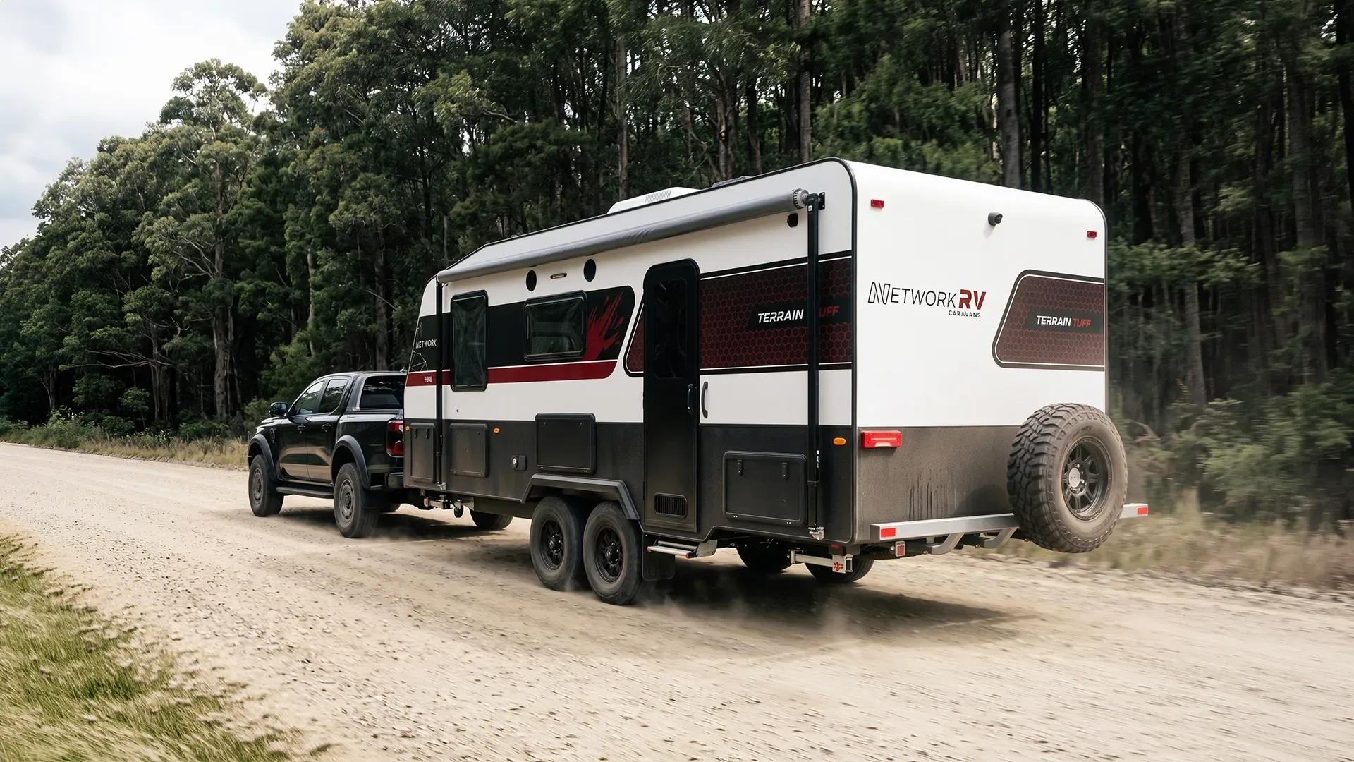 What actually changes when a caravan is built for dirt