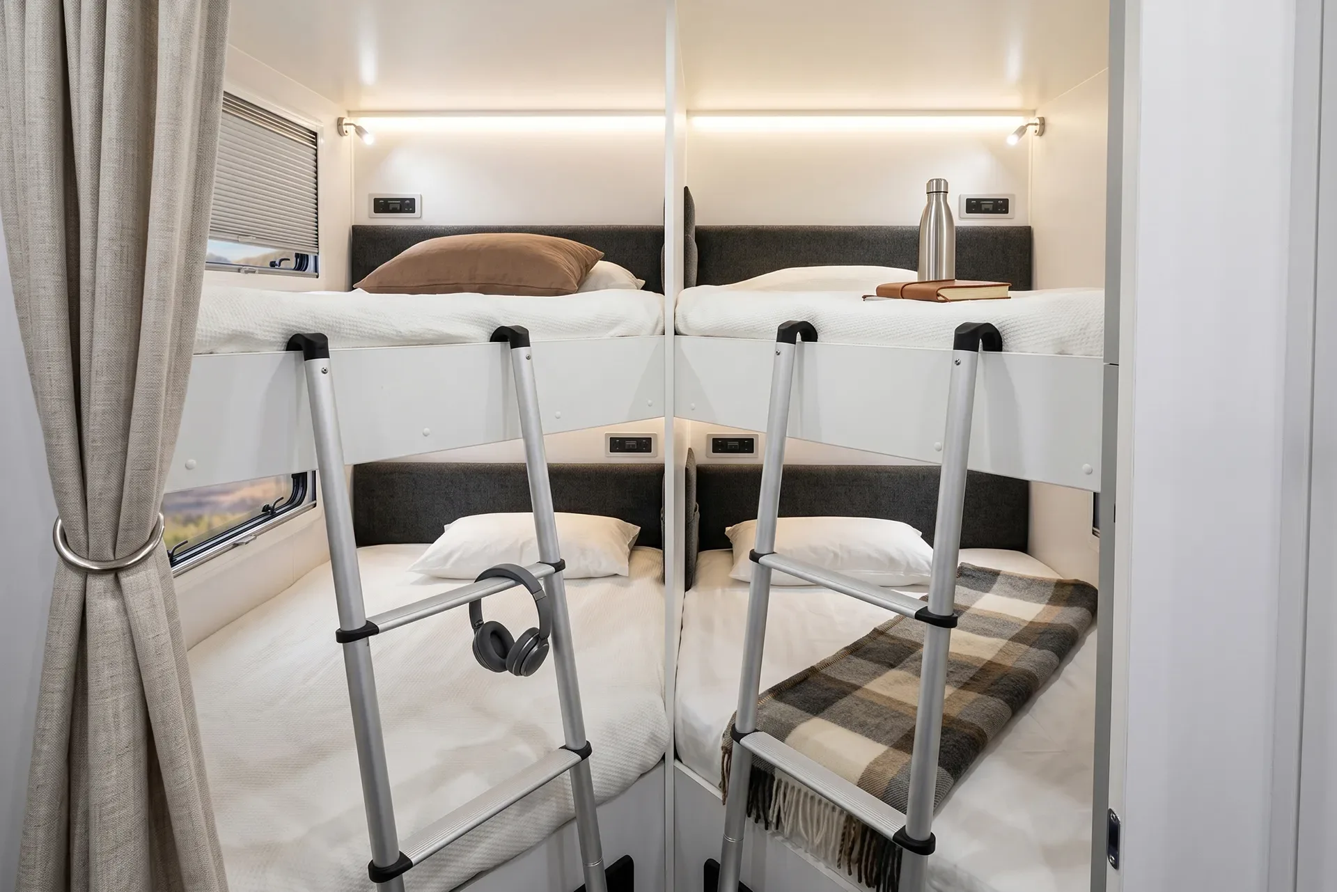 Caravan bunk layouts, explained